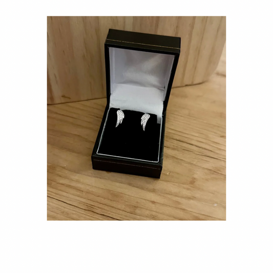 Sterling Silver Wing earrings